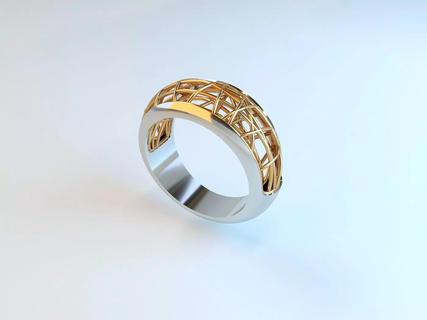 Ring nest 3D print model_0