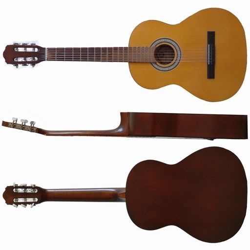 ACOUSTIC GUITAR Low-poly 3D model_19