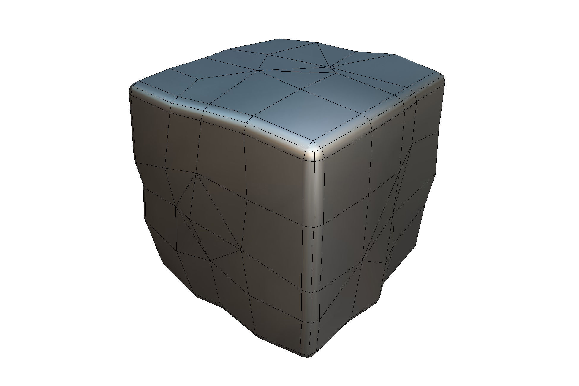 3D model Cube World Rock Block - Proto Series VR / AR / low-poly | CGTrader