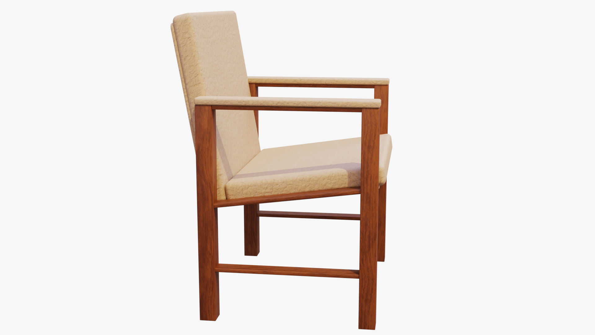 Leather Chair 3D model_2