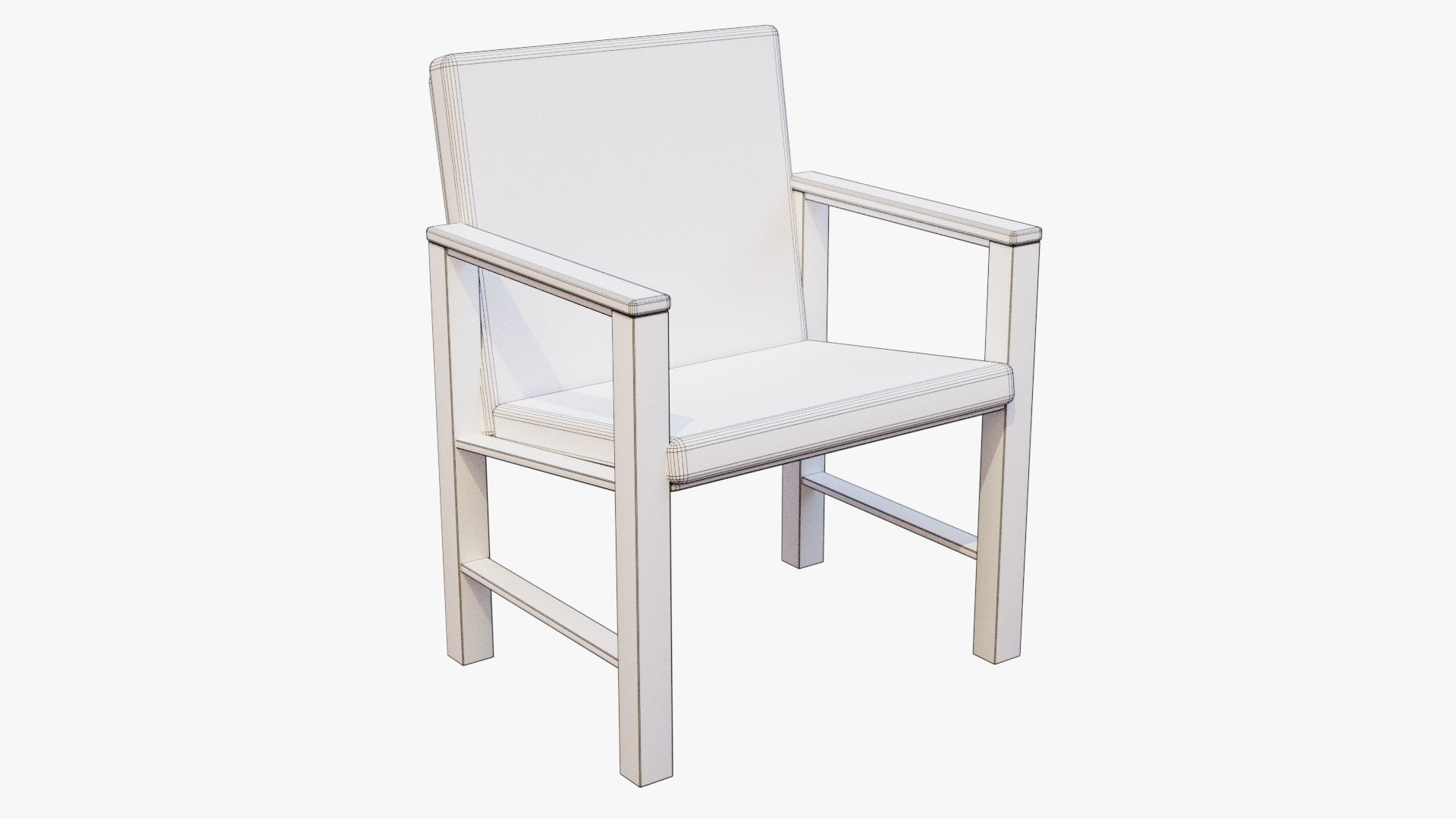 Leather Chair 3D model_10