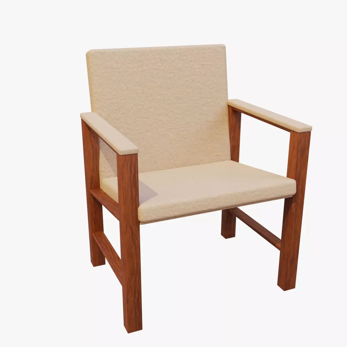 Leather Chair 3D model_0