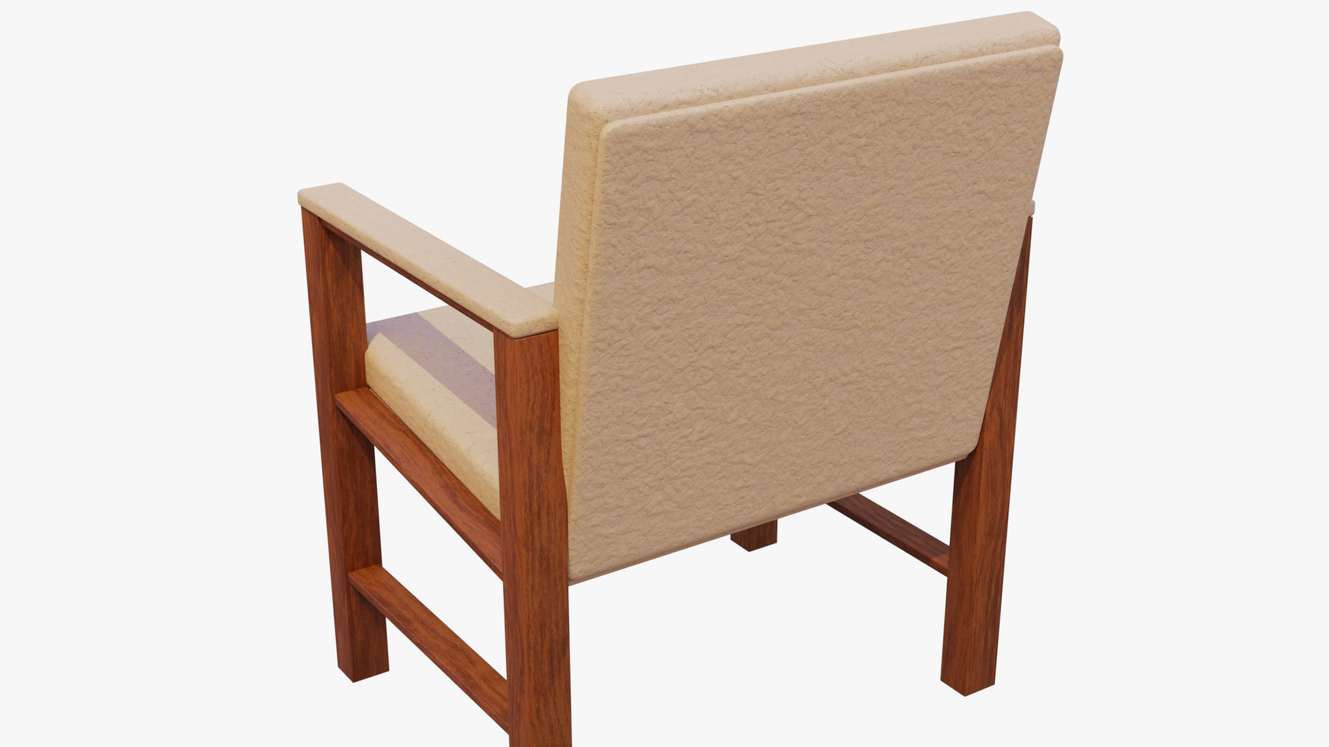 Leather Chair 3D model_4