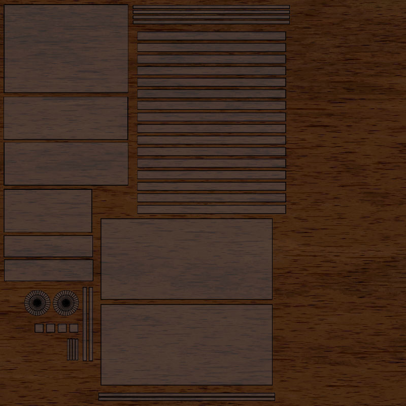 Office Desk 3D model_16