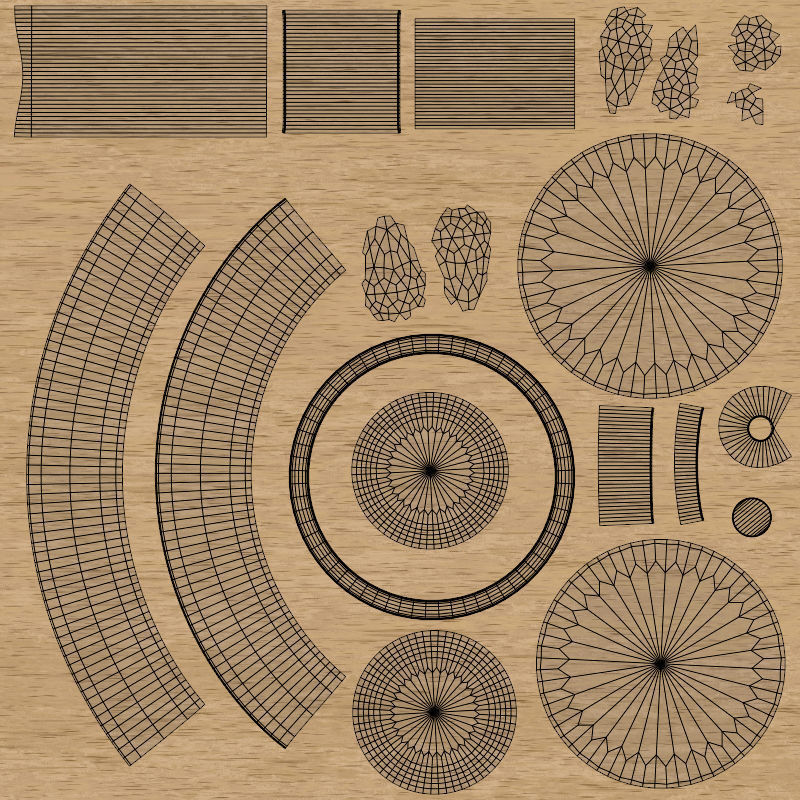 Office Desk 3D model_20