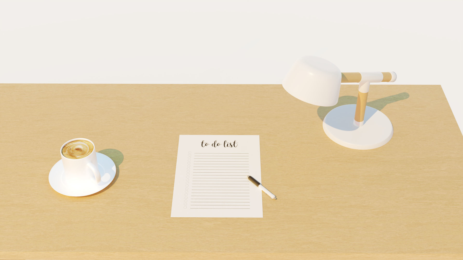 Office Desk 3D model_8