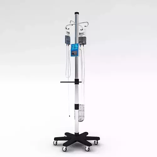 3D Serum Model medical equipment stand