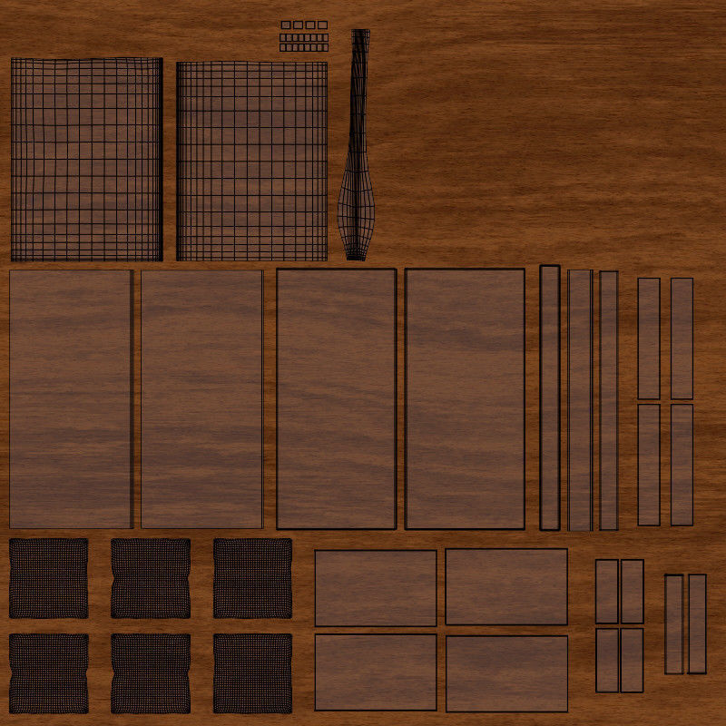 Modern Sofa 3D model_15