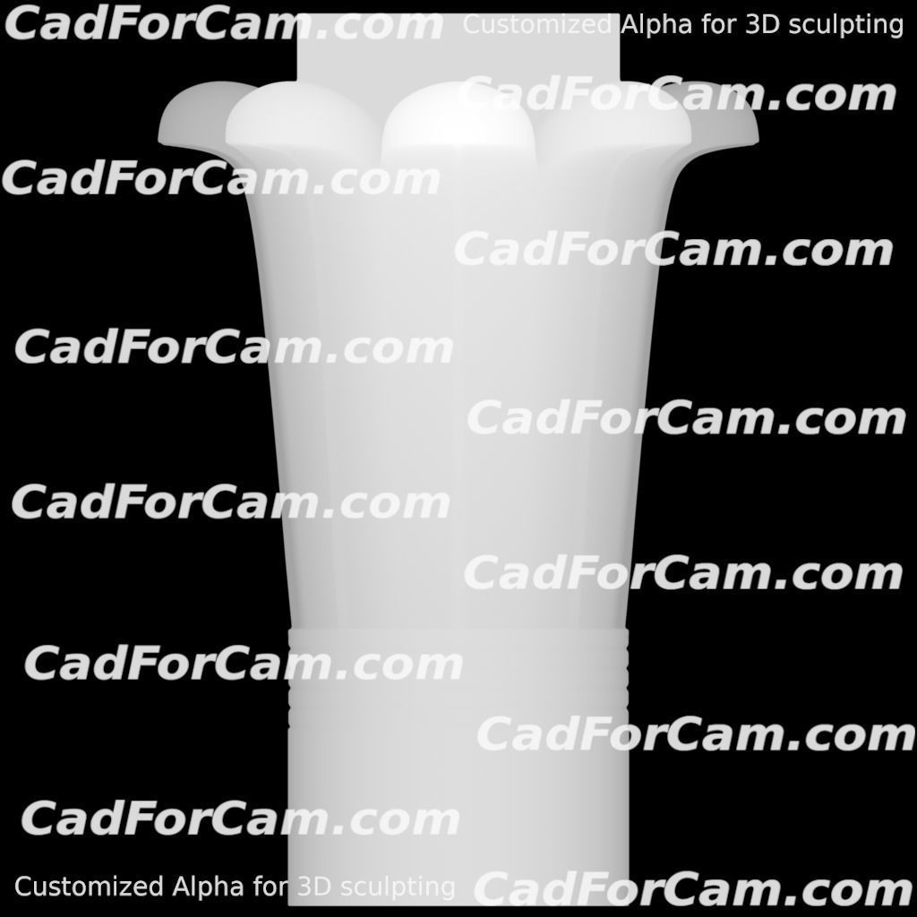 Egyptian Palm Leaf Capital  collection - 2 variants _16