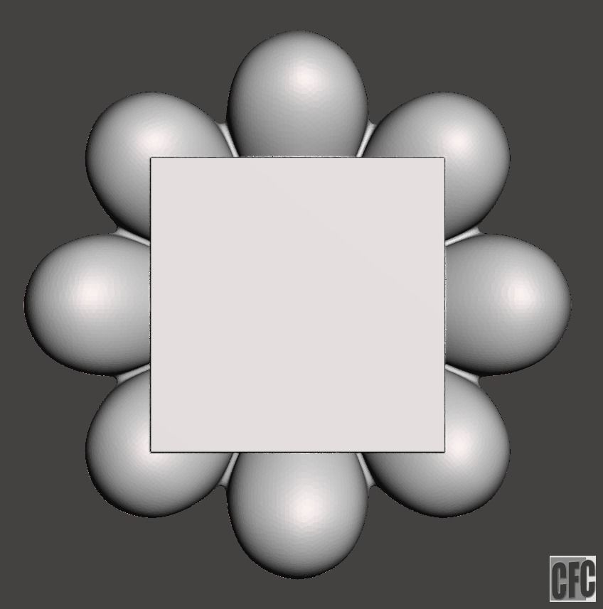 Egyptian Palm Leaf Capital  collection - 2 variants _8