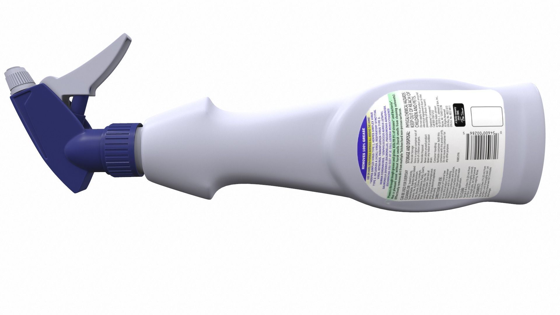 Cleaner spray lyson 3D model_9