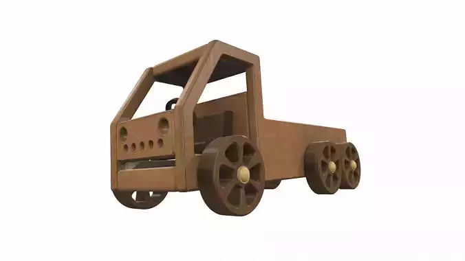 Wooden car toy truck 1