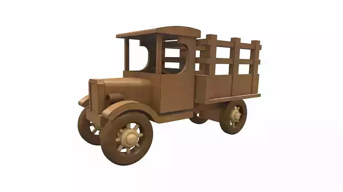 Wooden car toy truck 2