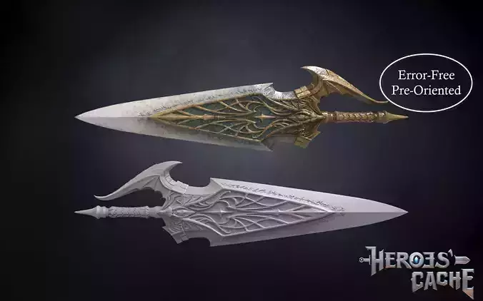 Monster Hunter World - Royal Nova Sword 3D print model