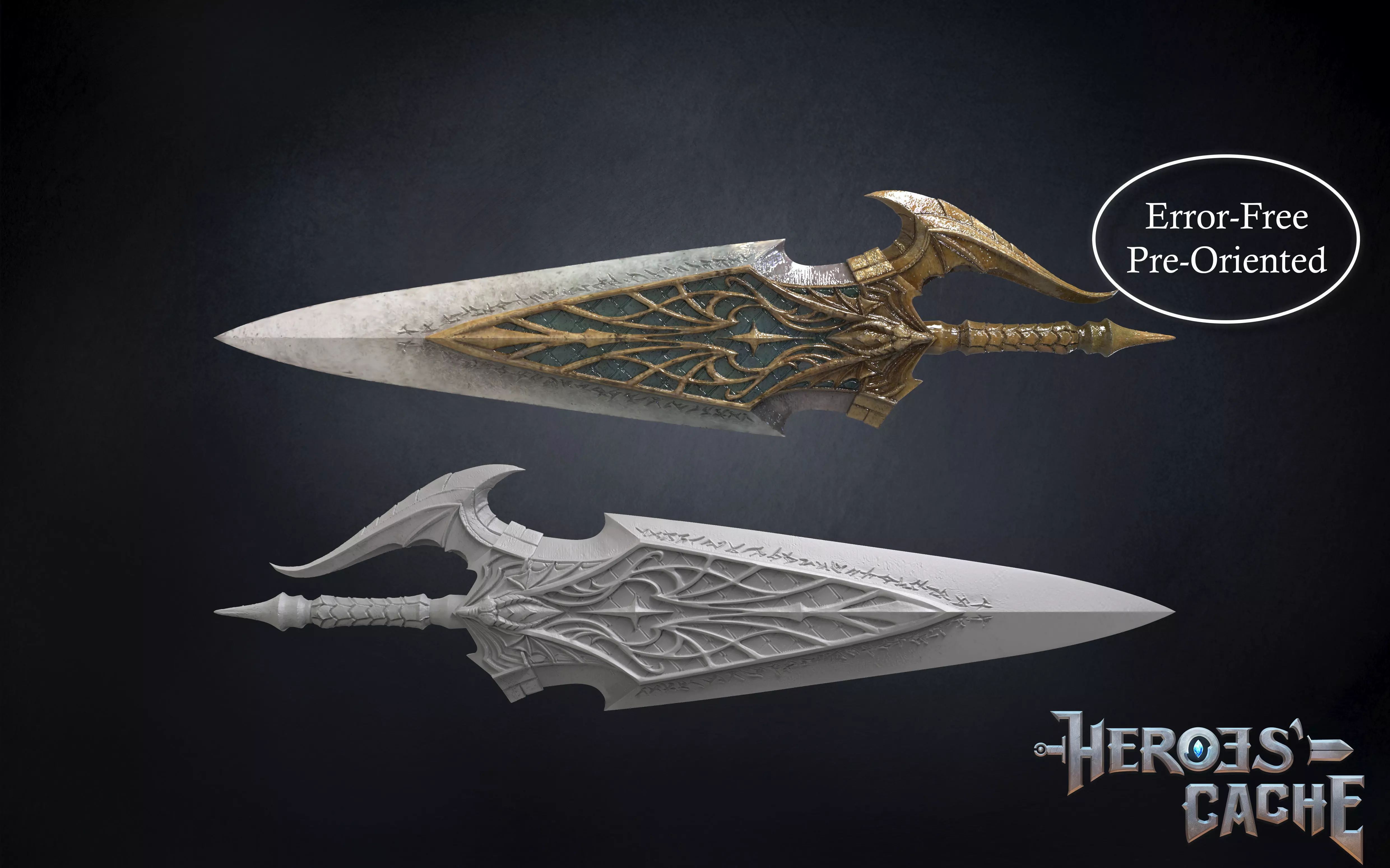 Monster Hunter World - Royal Nova Sword 3D print model_0