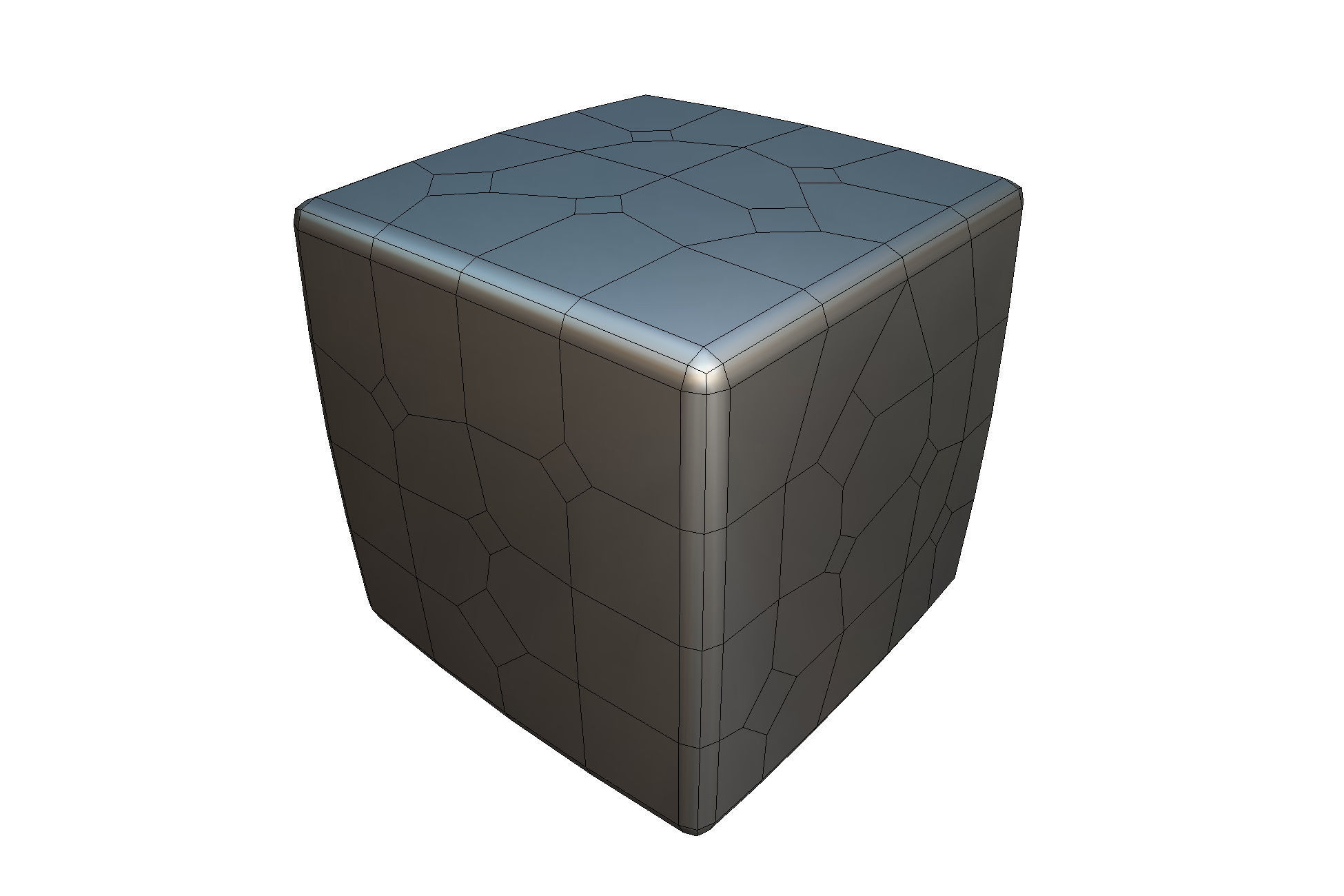 Cube World Sand Block - Proto Series Low-poly 3D model_3