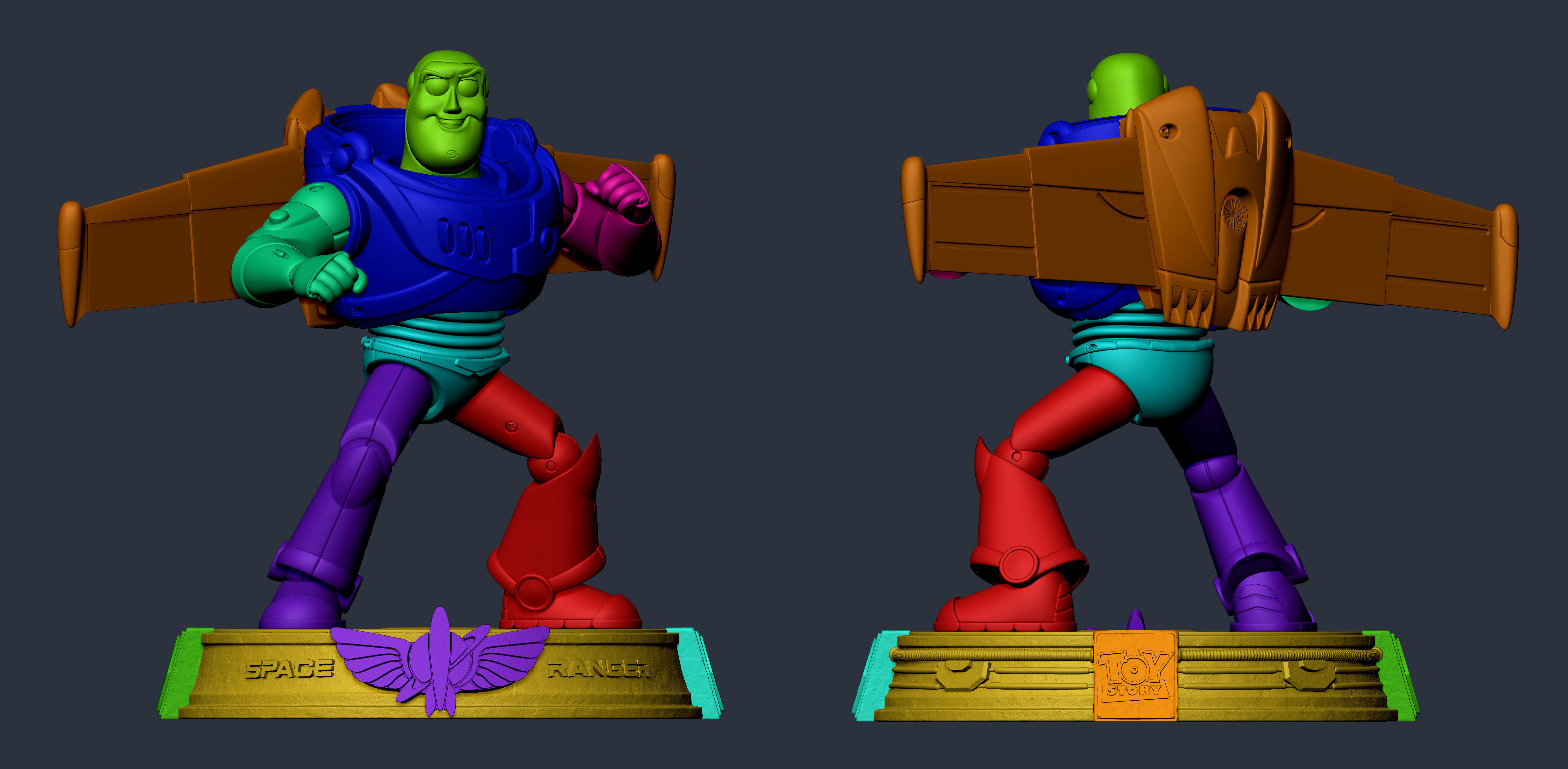 Buzz Lightyear  3D print model_8