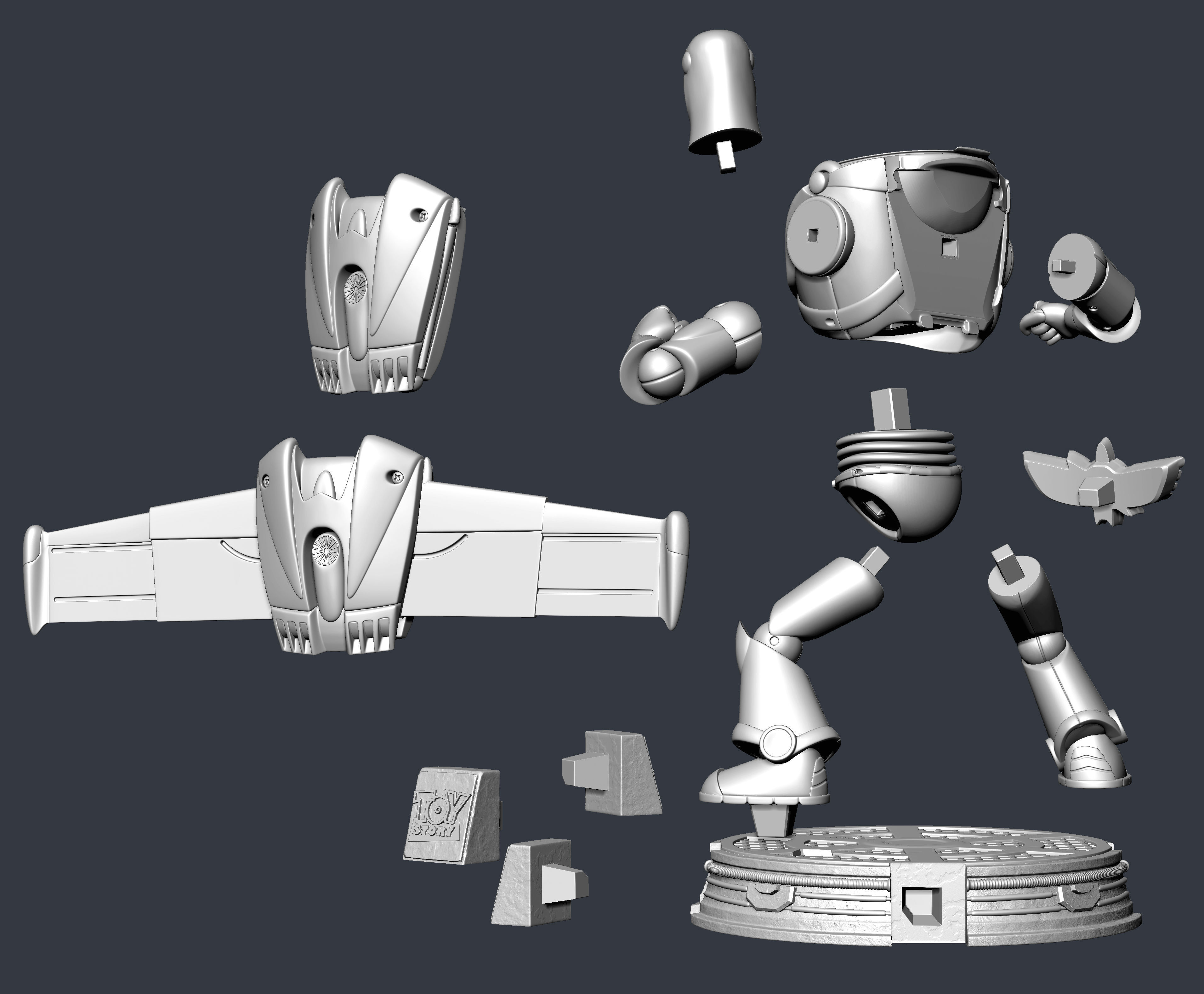 Buzz Lightyear  3D print model_7