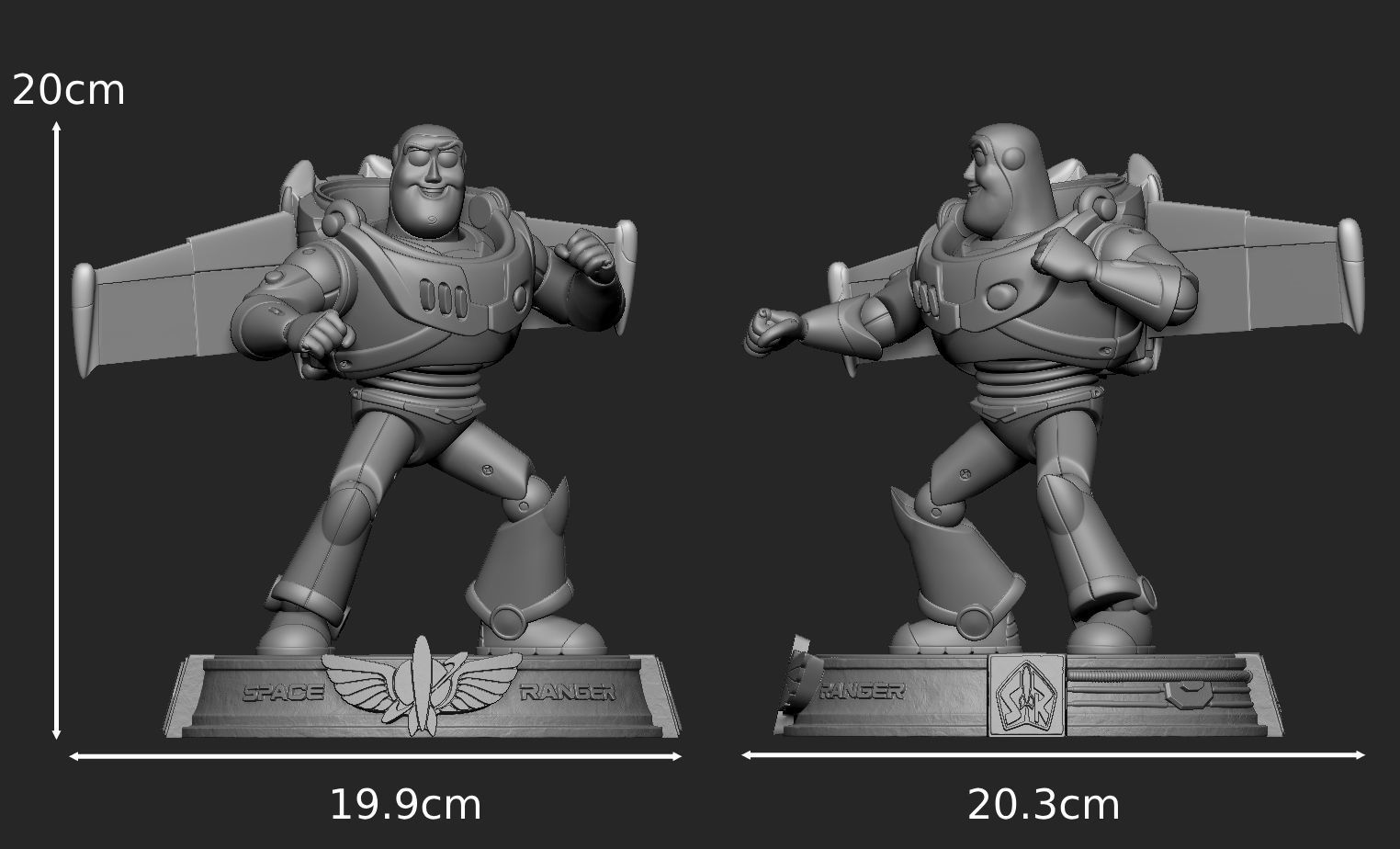 Buzz Lightyear  3D print model_10