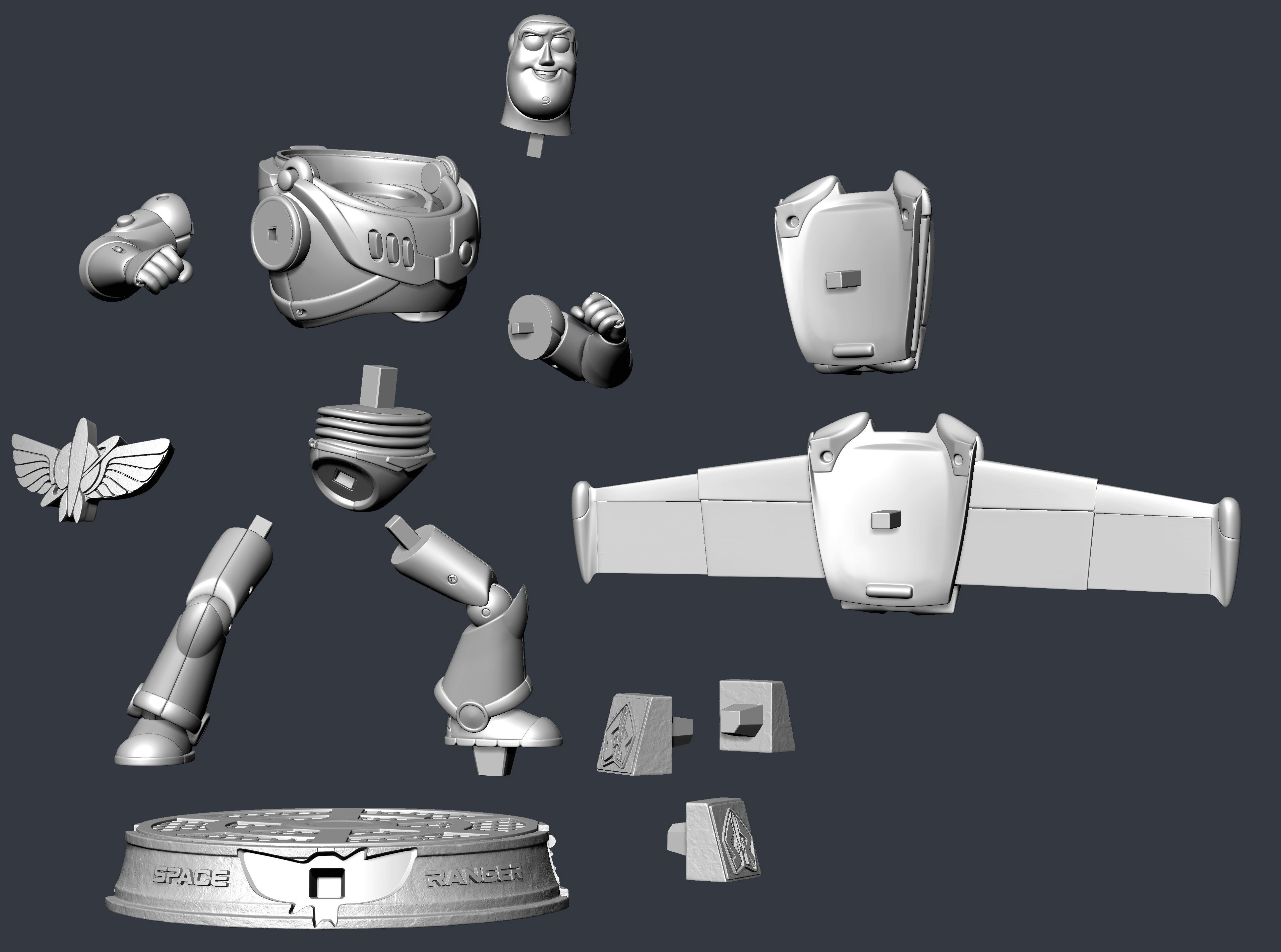Buzz Lightyear  3D print model_6