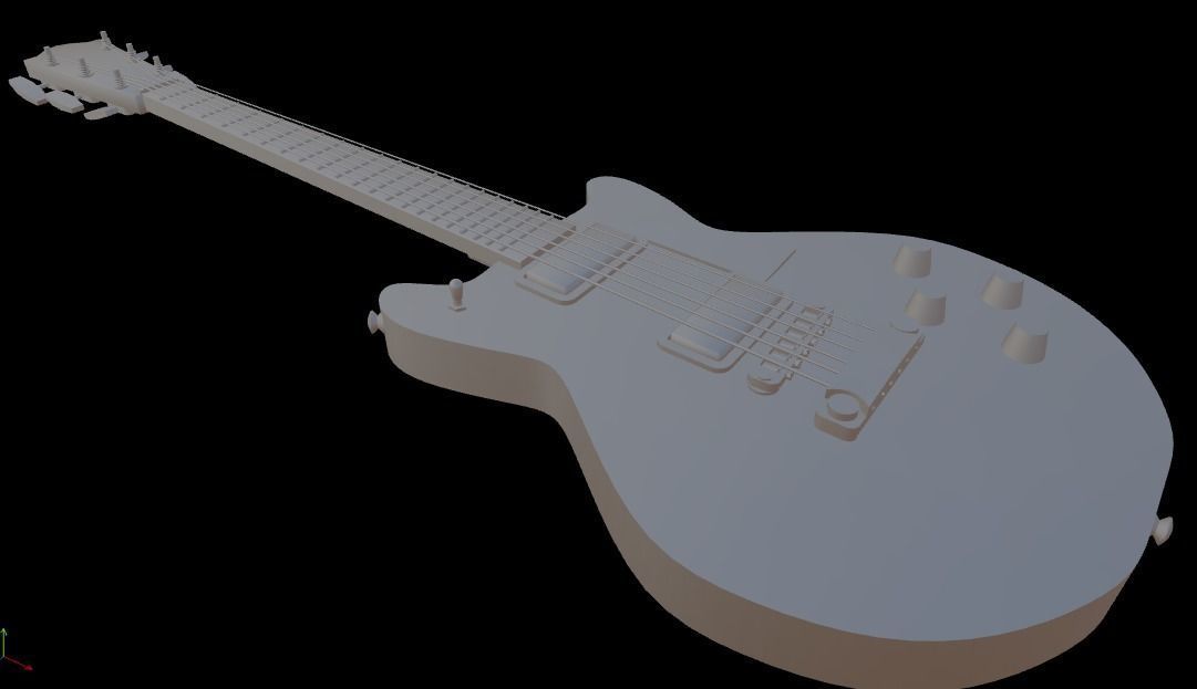 Guitar LG style 3D model_8