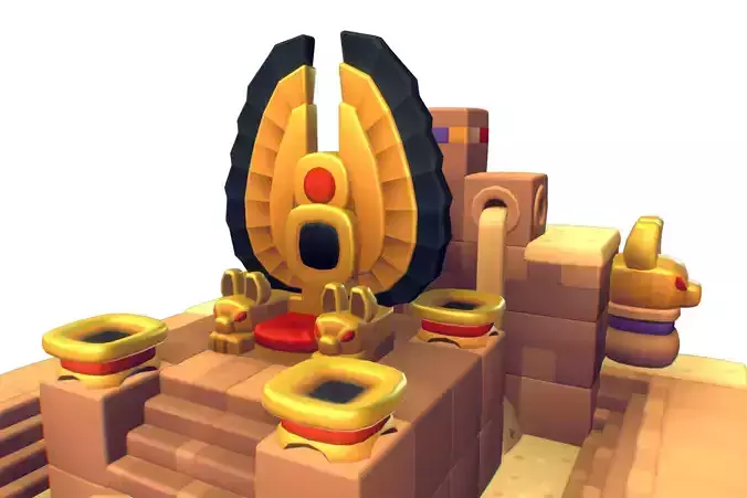 Cube World Sandstone Block - Proto Series