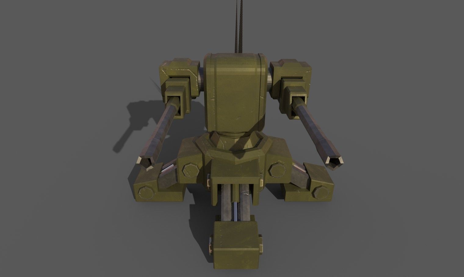 Tower Defense defensive tower  1 Low-poly 3D model_1