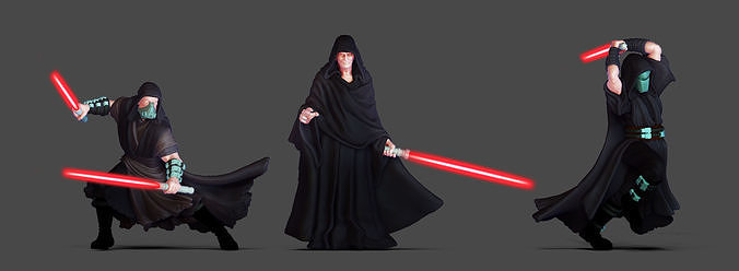 Dark Side bundle III - Dark lords 35 mm scale 3D print model