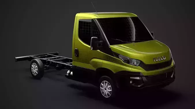 Iveco Daily Single Cab L2 Chassis 2014 3D model