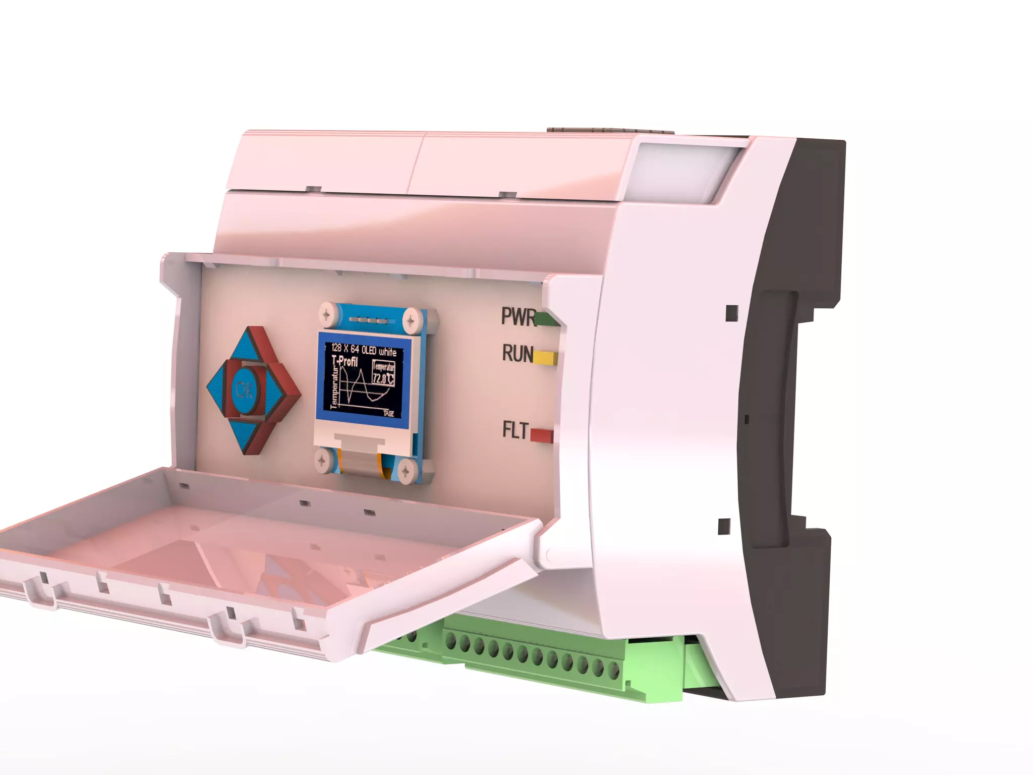 Arduino  Adaptation Multi - Module Housing Mount DIN Rail 3D print model_0