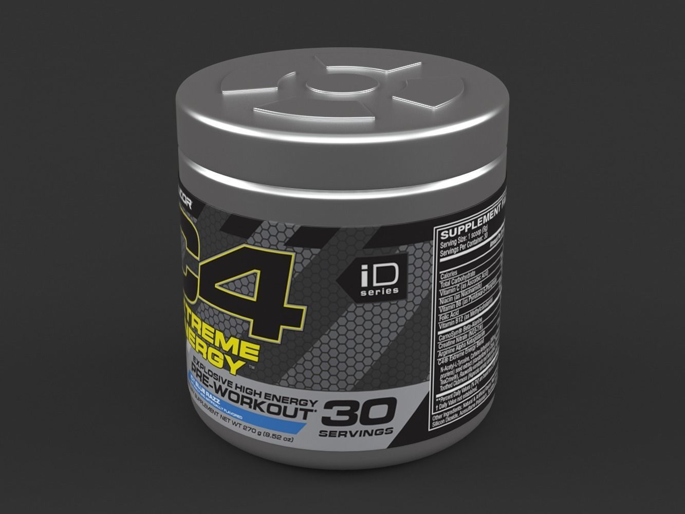 Cellucor C4 Extreme Energy Pre Workout Powder 3D model_8