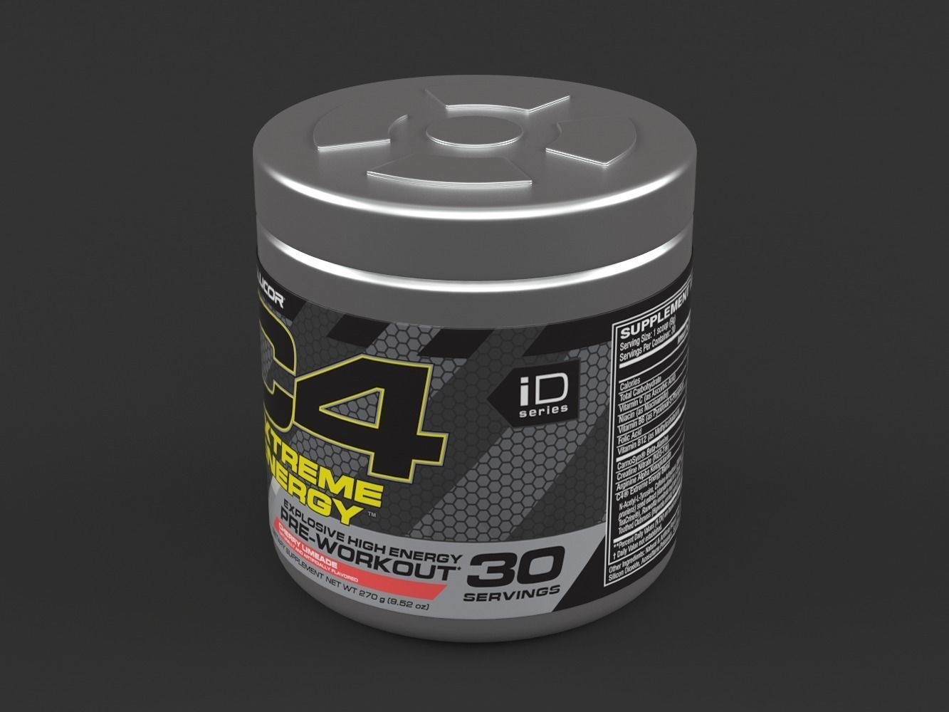 Cellucor C4 Extreme Energy Pre Workout Powder 3D model_4
