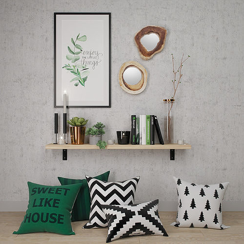 Decor Set Green 3D model