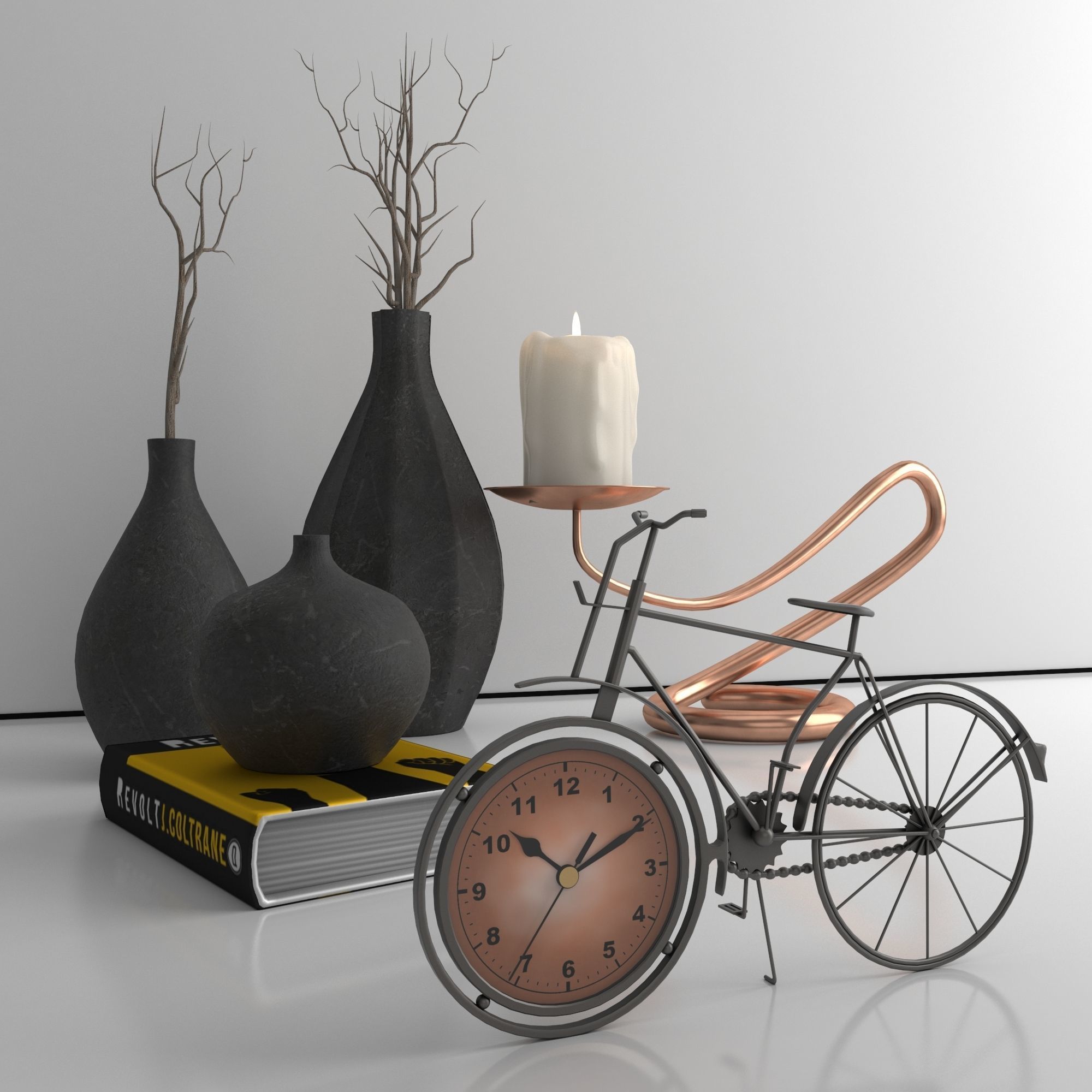 Decorative set Free 3D model_1
