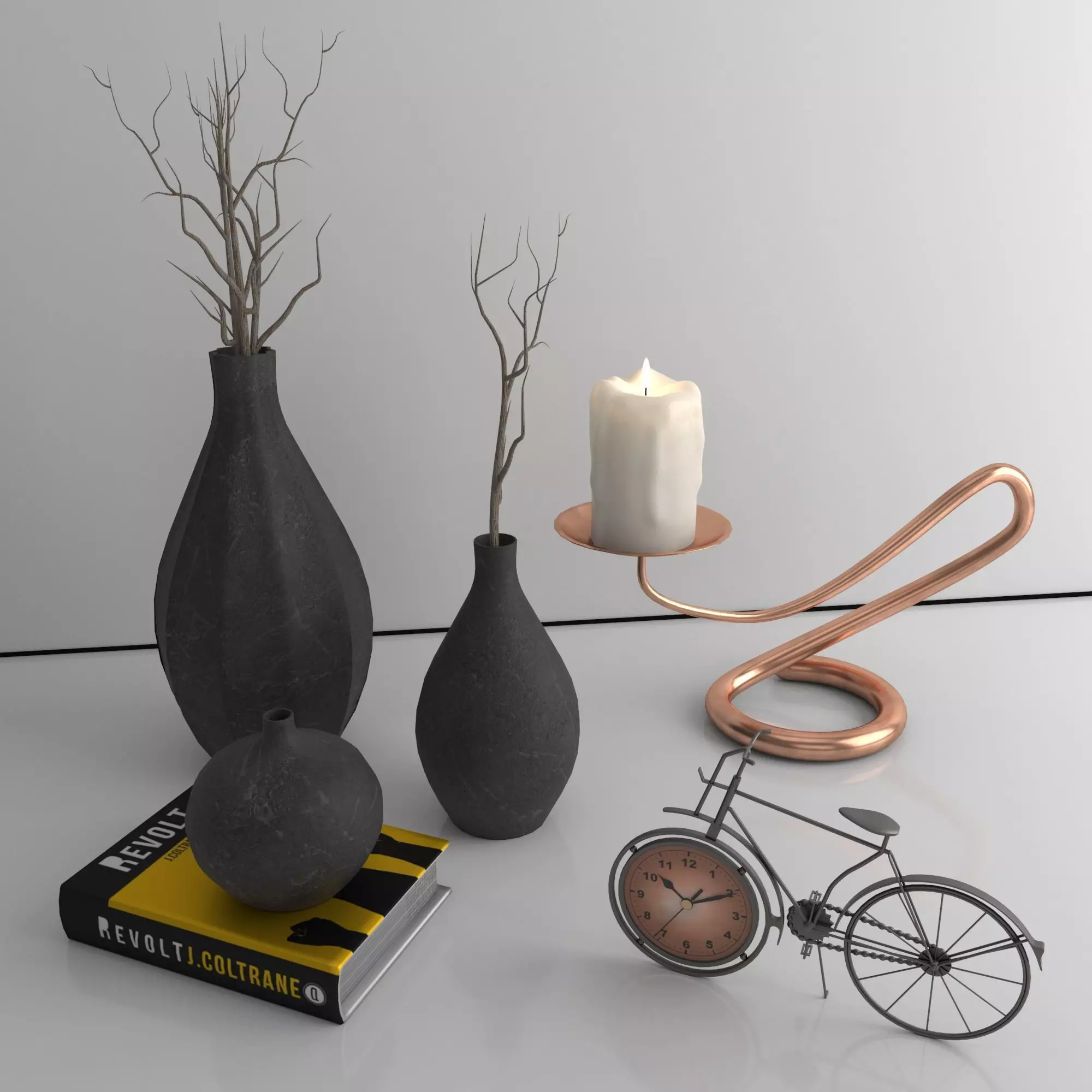 Decorative set Free 3D model_0
