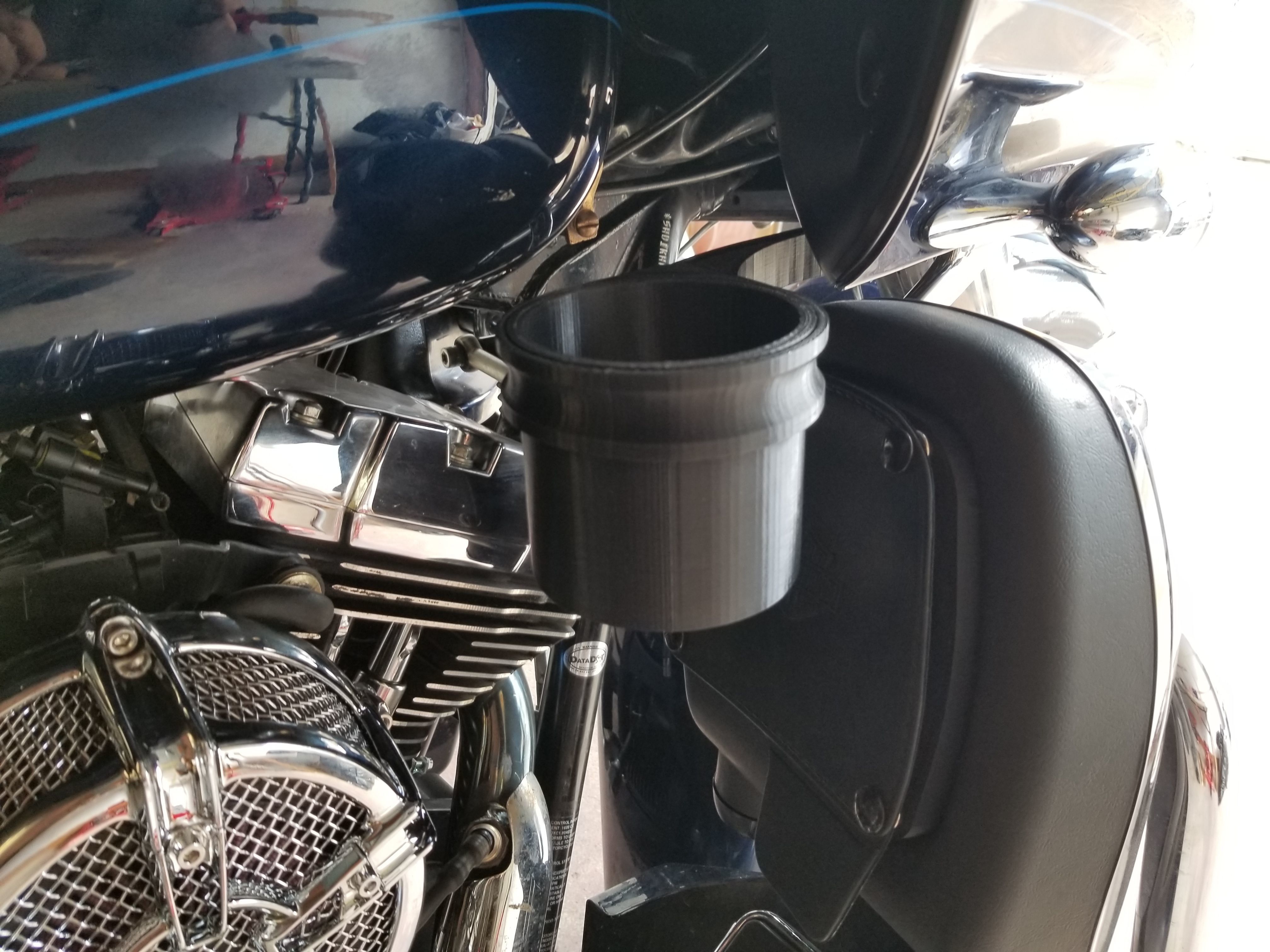 Harley Davidson Road Glide Cup Holder 3D model 3D printable CGTrader