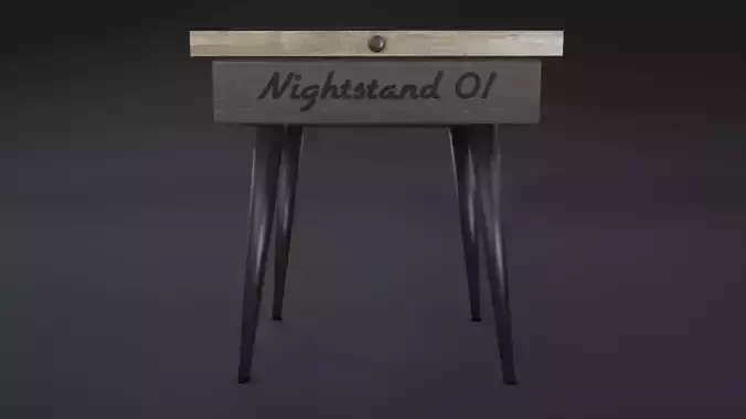 Nightstand with box