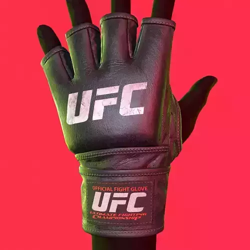 UFC Official Fight Glove Low-poly 3D model