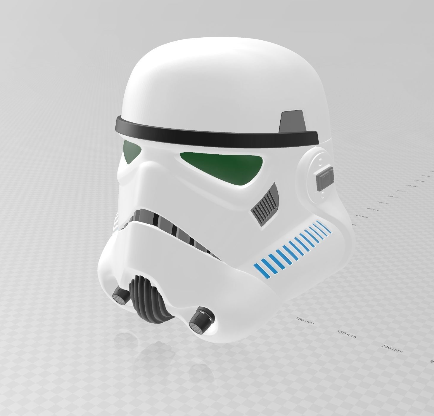 Star Wars Rogue One TK First Imperial Stormtrooper Helmet 3D print model_2