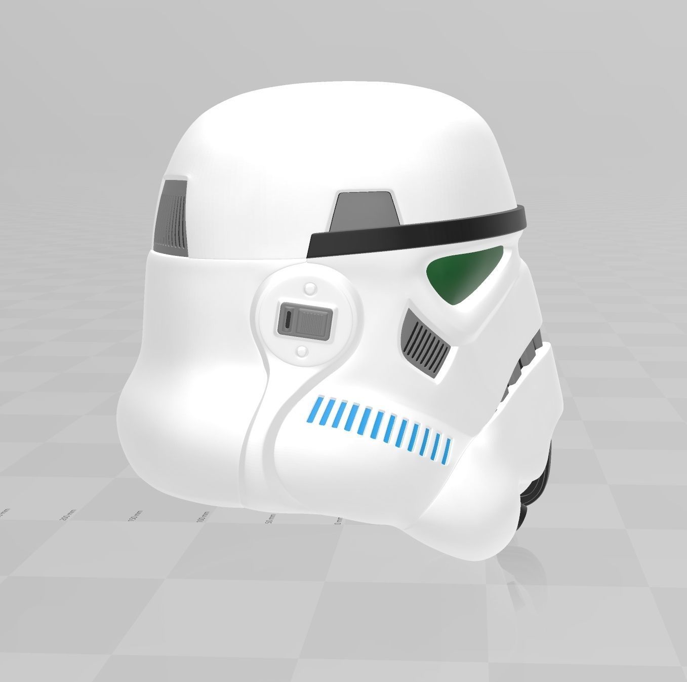Star Wars Rogue One TK First Imperial Stormtrooper Helmet 3D print model_7