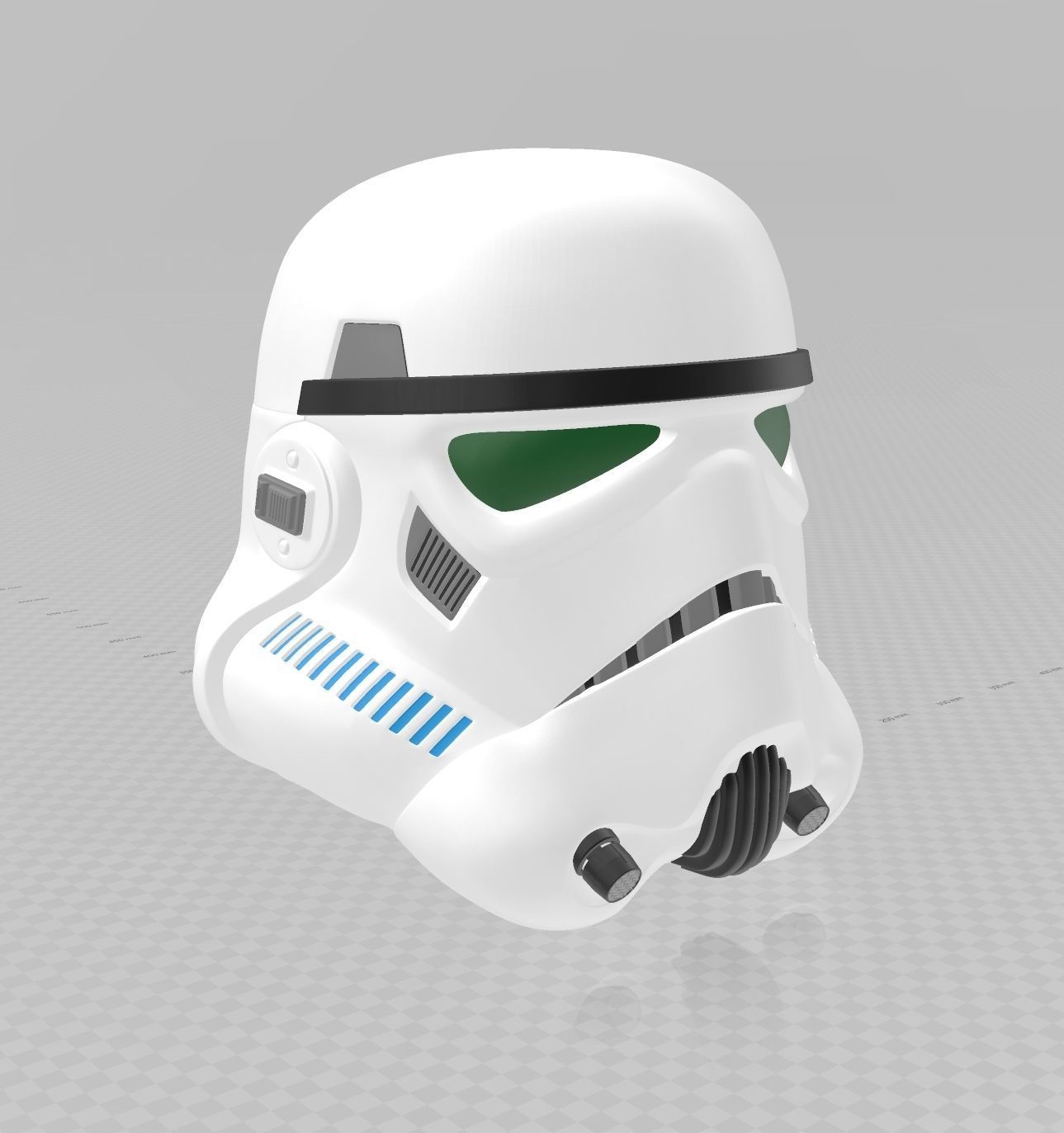 Star Wars Rogue One TK First Imperial Stormtrooper Helmet 3D print model_8