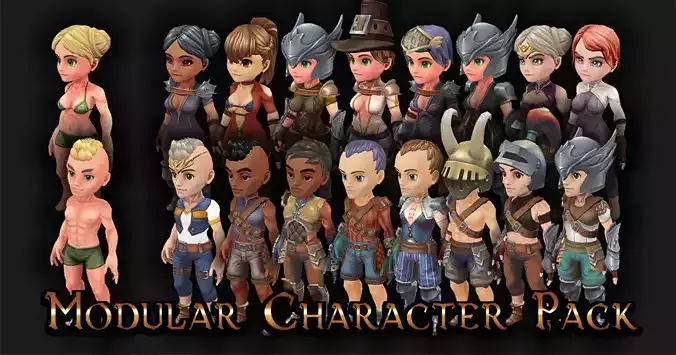 Modular character pack