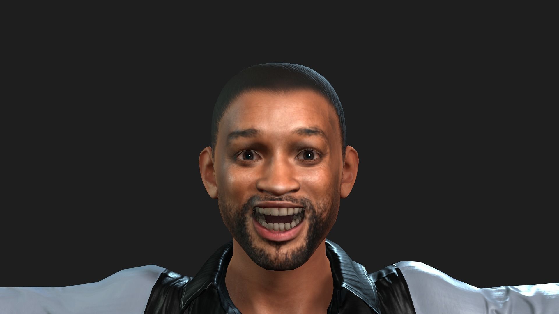 Will Smith  3D Character  3D model Ready for animation 3D model_10