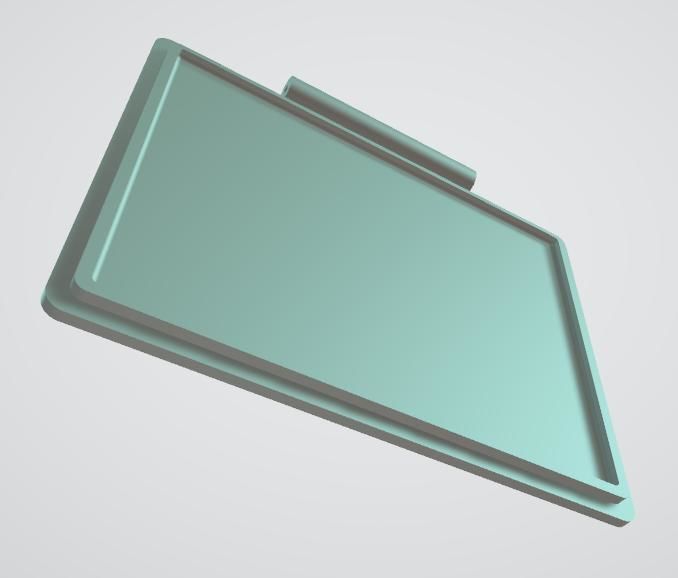 Card Game Box with Hinged Lid 3D print model_3