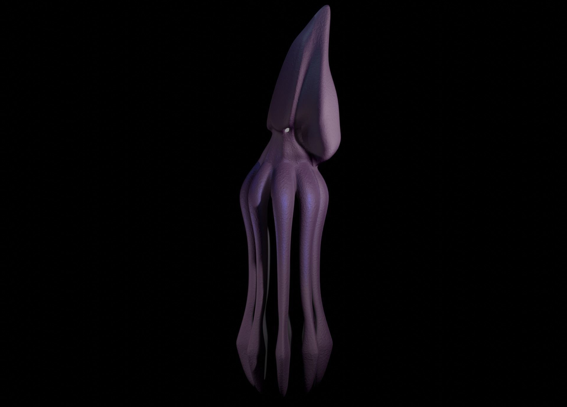 Low Poly Giant Squid Low-poly 3D model_23