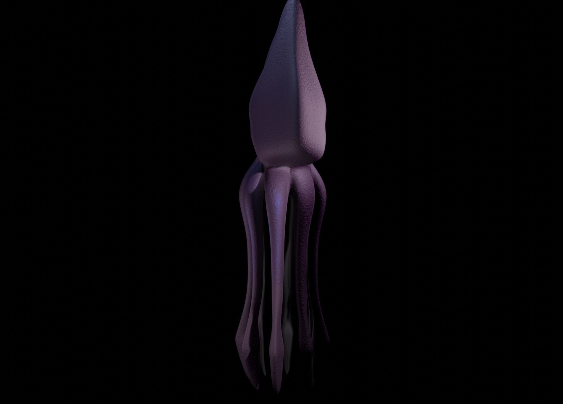 Low Poly Giant Squid Low-poly 3D model_16