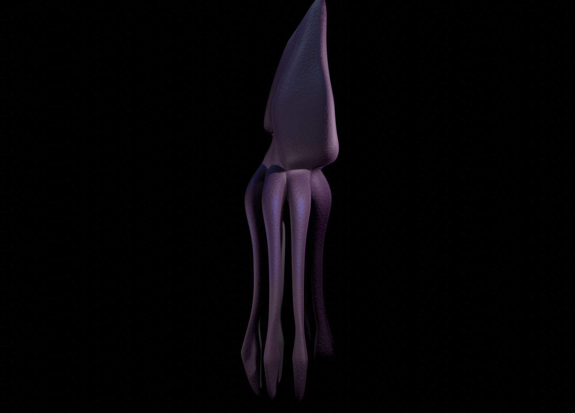 Low Poly Giant Squid Low-poly 3D model_18