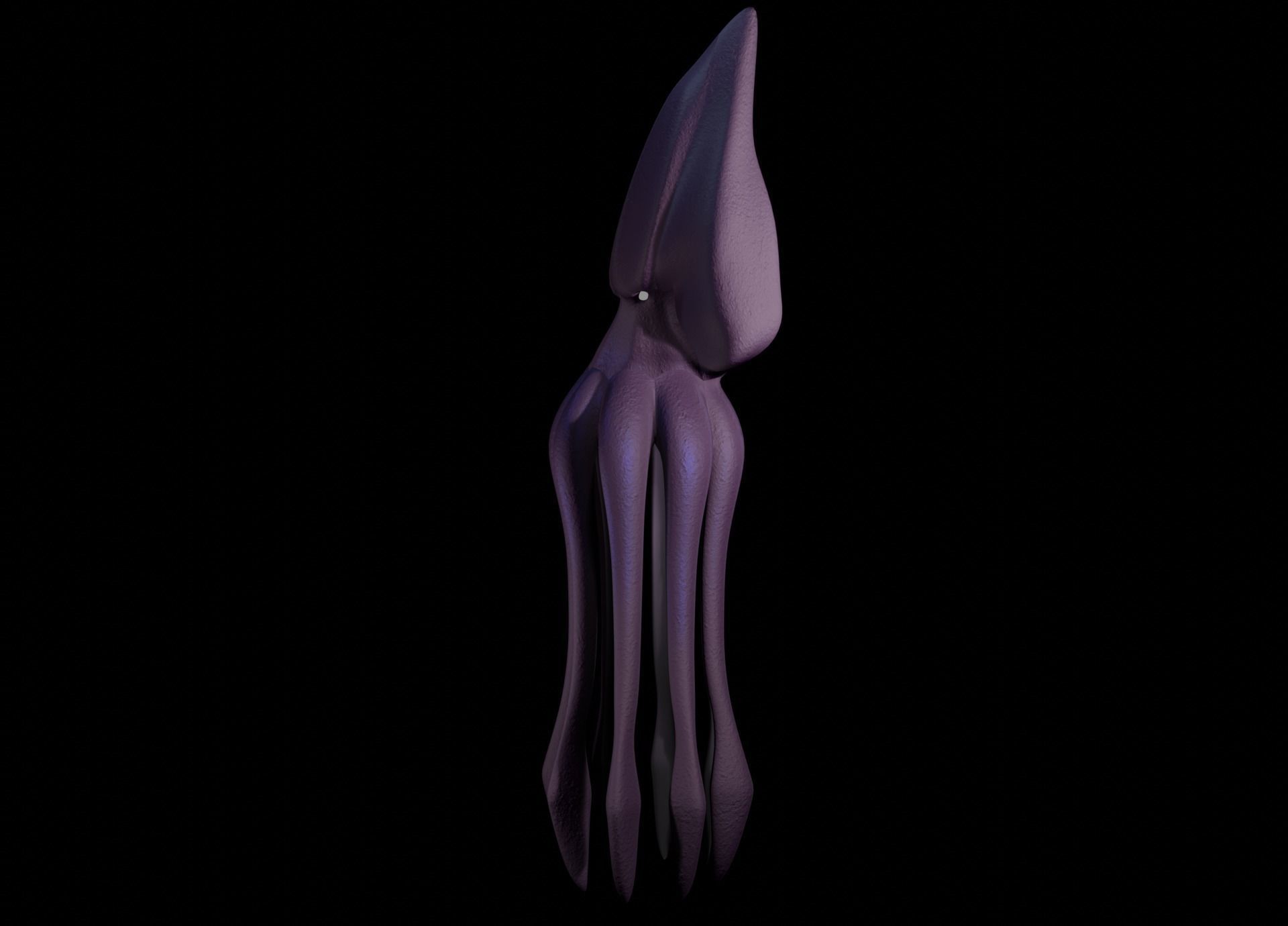 Low Poly Giant Squid Low-poly 3D model_22