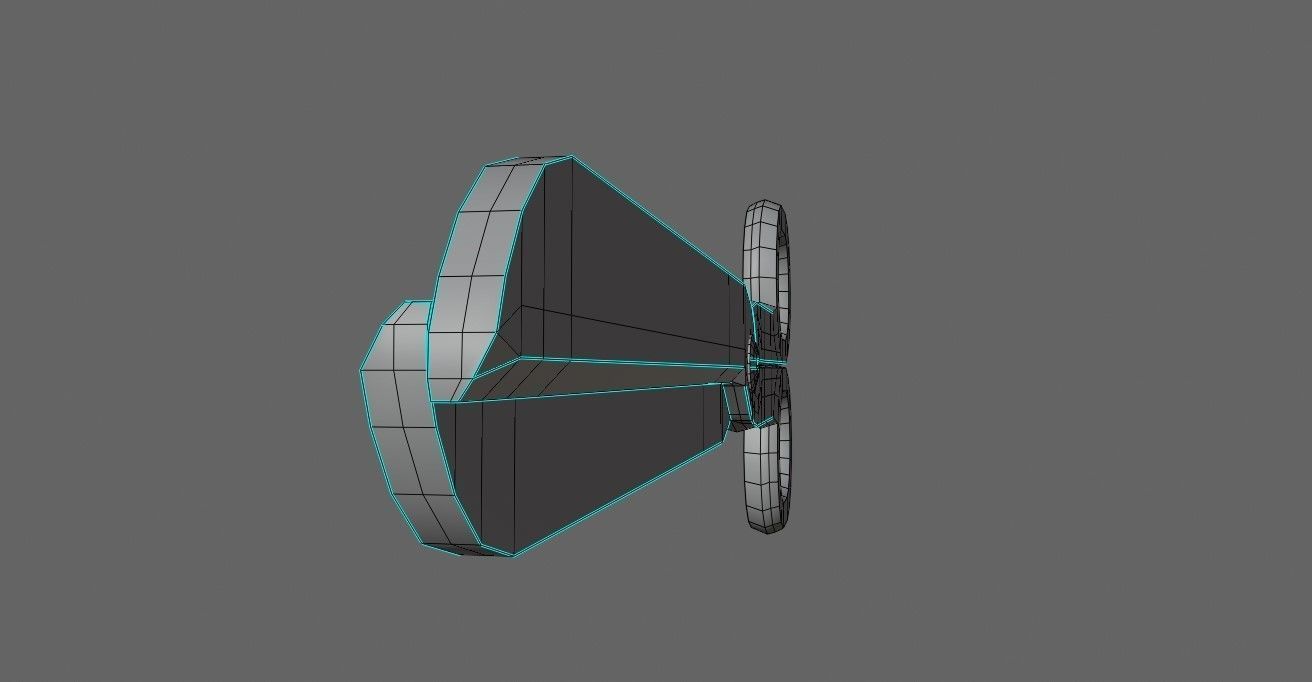 Scissors - Cut - Tesoura de corte Low-poly 3D model_10