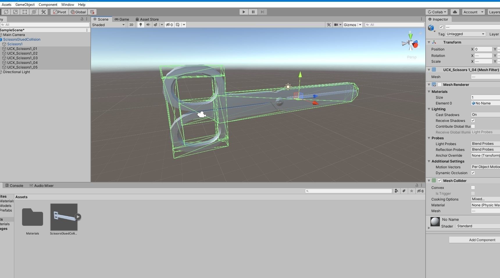 Scissors - Cut - Tesoura de corte Low-poly 3D model_14
